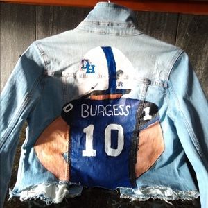 Custom jean jacket!!😻